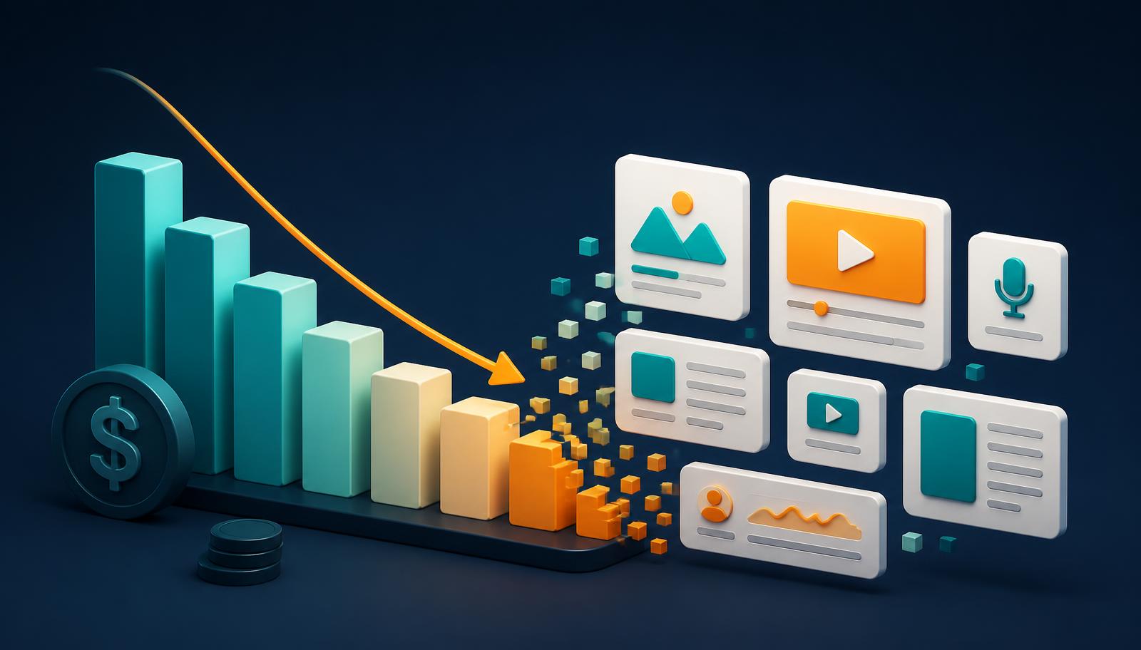 How we cut a startup's content cost by 60% without losing quality